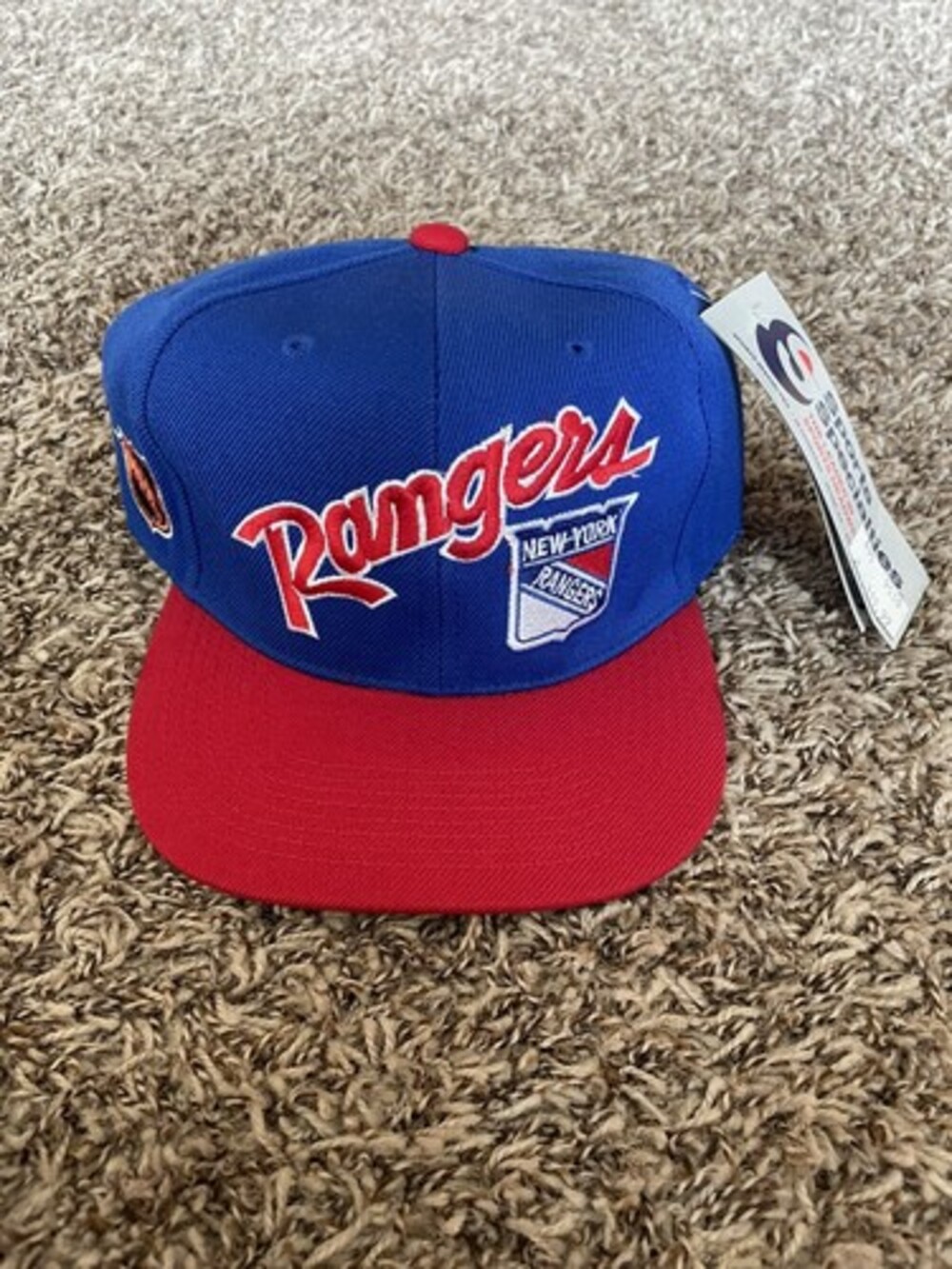 Vintage Sports Specialties New York Rangers Fitted Hat Script NHL NWT Size 6 3/4